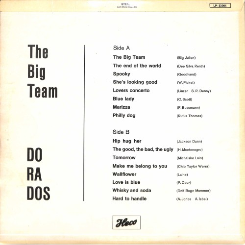 CD-Kopie von Vinyl: Dorados - The Big Team - 1987