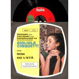 Single Vinyl: Gigliola Cinquetti - Non ho l'età + Sei und bravo ragazzo