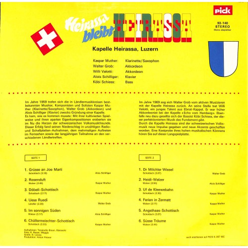 CD-Kopie von Vinyl: Heirassa bleibt Heirassa mit Kaspar Muther etc. - 1975
