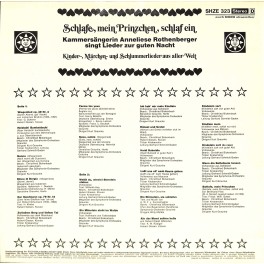 CD + LP: Anneliese Rothenberger - Schlafe, mein Prinzchen schlaf ein - 1971