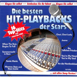 CD + LP: Die besten Hit-Playbacks der Stars - für Karaoke