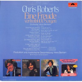 CD + LP: Chris Roberts - Eine Freude vertreibt 100 Sorgen - 1973