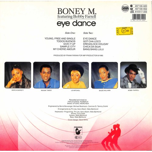 CD + LP: Boney M. - eye dance - 1985