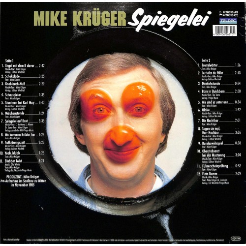 CD + LP: Mike Krüger - Spiegelei - Live in Witten - 1986