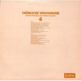 CD + LP: Fröhliche Volksmusik 4 - Beliebte Melodien mit beliebten Kapellen