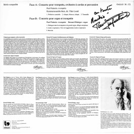 CD + LP: Paul Falentin - 2 Créations de Jean Daetwyler - signiert