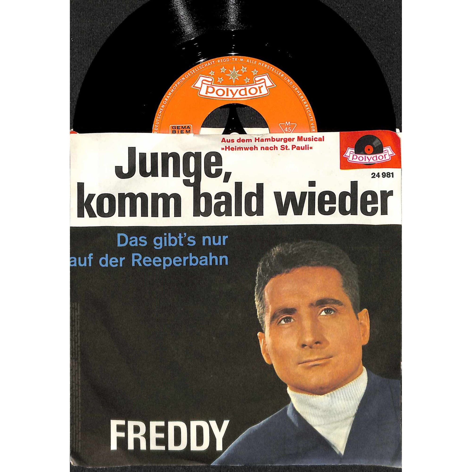 Single Vinyl: Freddy - Junge komm bald wieder Single Vinyl: Freddy - Junge komm bald wieder