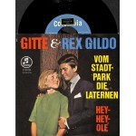 Single Vinyl: Gitte & Rex - Vom Stadtpark die Laternen