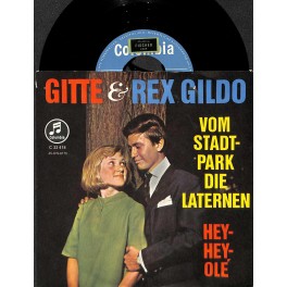 Single Vinyl: Gitte & Rex - Vom Stadtpark die Laternen