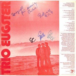 CD + LP: Trio Eugster - Schweizer Volkslieder - Signiert für Erika 1971