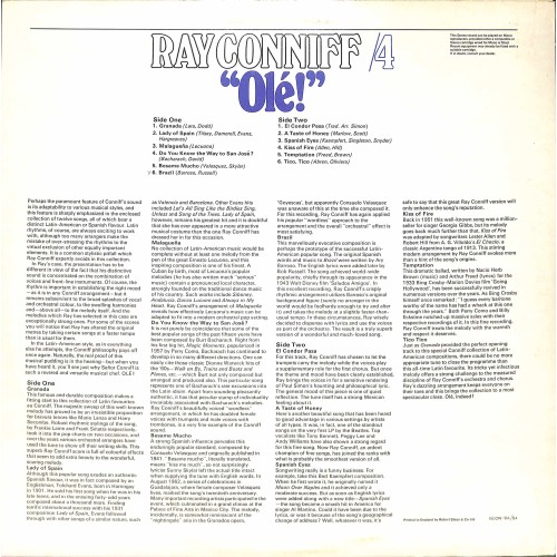 CD + LP: Ray Conniff /4 - "Olé!"