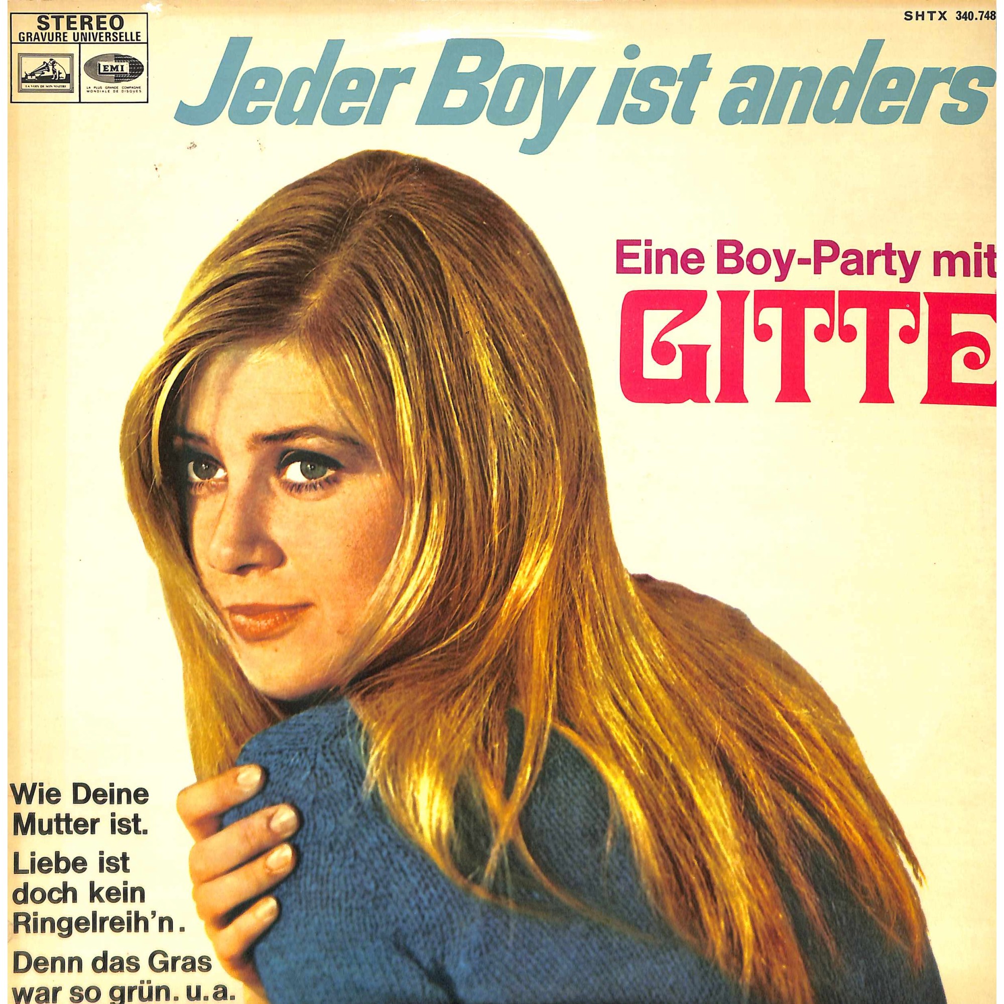 CD + LP: Gitte - Jeder Boy ist anders - 1967 CD + LP: Gitte - Jeder Boy ist anders - 1967