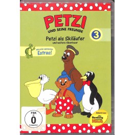 DVD PETZI und seine Freunde - Petzi als Skiläufer und weitere Abenteuer - 03 - Schweizerdeutsch und Deutsch