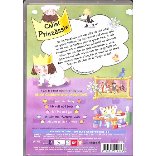 DVD Chlini Prinzässin - Abentüür im Schloss - Schweizerdeutsch und Deutsch