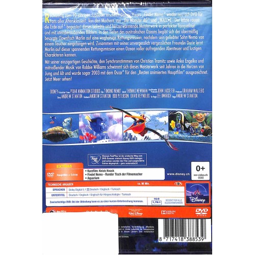DVD Findet Nemo  - Deutsch und Englisch (2003)