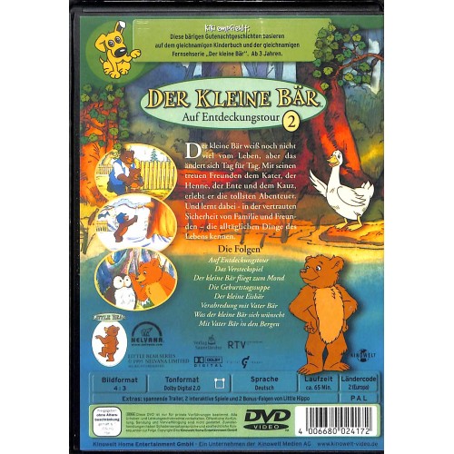 DVD Der klein Bär auf Entdeckungstour - 2 DVD-Box - Deutsch