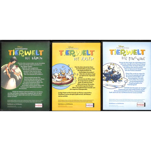 DVD Disney's wunderbare Tierwelt - Die Bären, Die Adler, Die Pinguine - 3 DVDs
