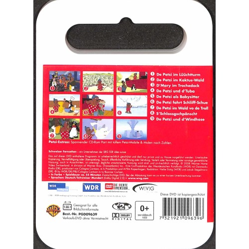 DVD PETZI und sini Fründe - De Petzi im Kaktusland und wiiteri Abentüür - Schweizerdeutsch und Deutsch