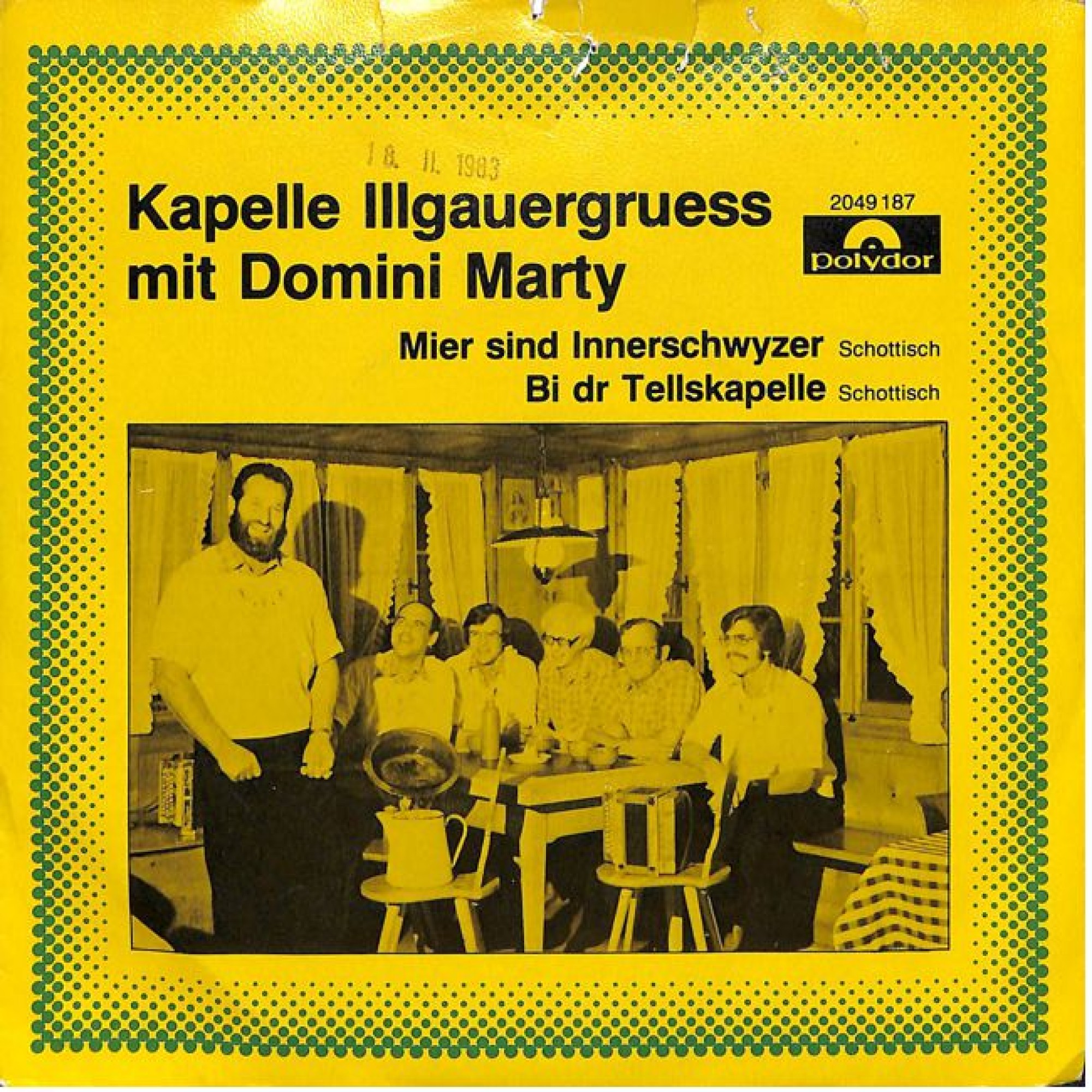 Occ. Single Vinyl: Kapelle Illgauergruess mit Domini Marty - Mier sind Innerschwyzer Occ. Single Vinyl: Kapelle Illgauergruess mit Domini Marty - Mier sind Innerschwyzer