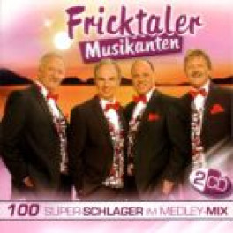 CD 100 Super-Schlager im Medley-Mix - Fricktaler Musikanten, Doppel-CD