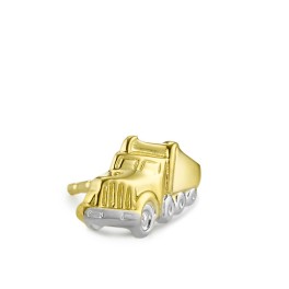 Schmuck: Ohrstecker 750/18 K Gelbgold Lastwagen