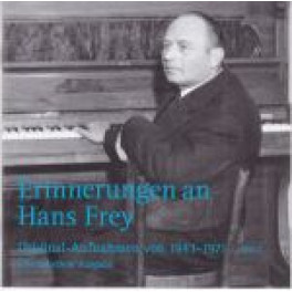CD Erinnerungen an Hans Frey 1 - Hans Frei