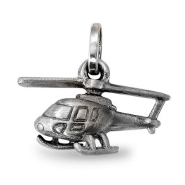 Schmuck: Anhänger Silber Helikopter