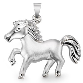Schmuck: Anhänger Pferd Silber
