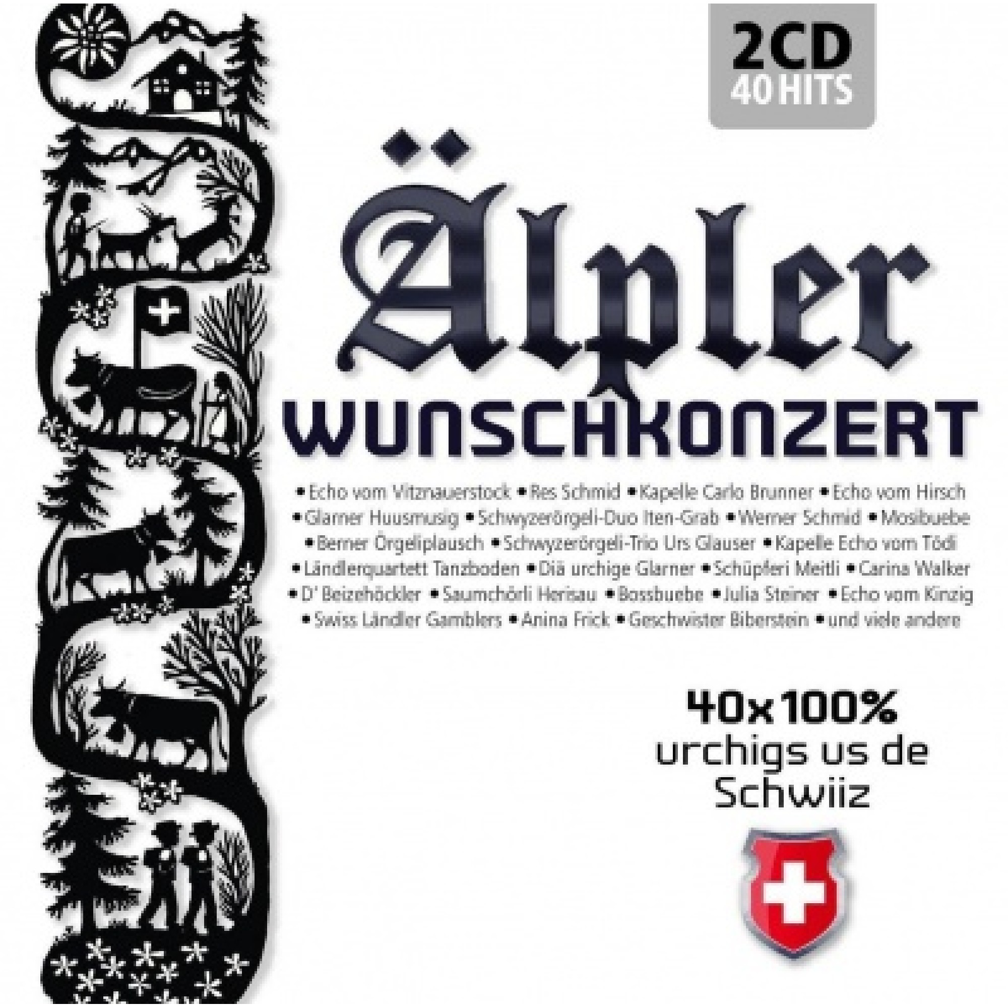 CD Älpler Wunschkonzert - diverse Doppel-CD CD Älpler Wunschkonzert - diverse Doppel-CD