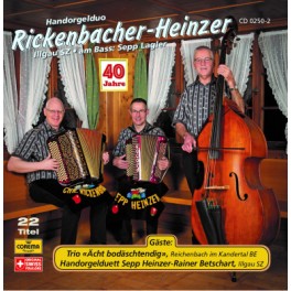 CD Handorgelduo Rickenbacher - Heinzer Illgau SZ - 40 Jahre