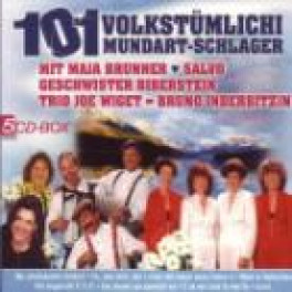 CD 101 volkstümlichi Mundart-Schlager - diverse 5CD-Box