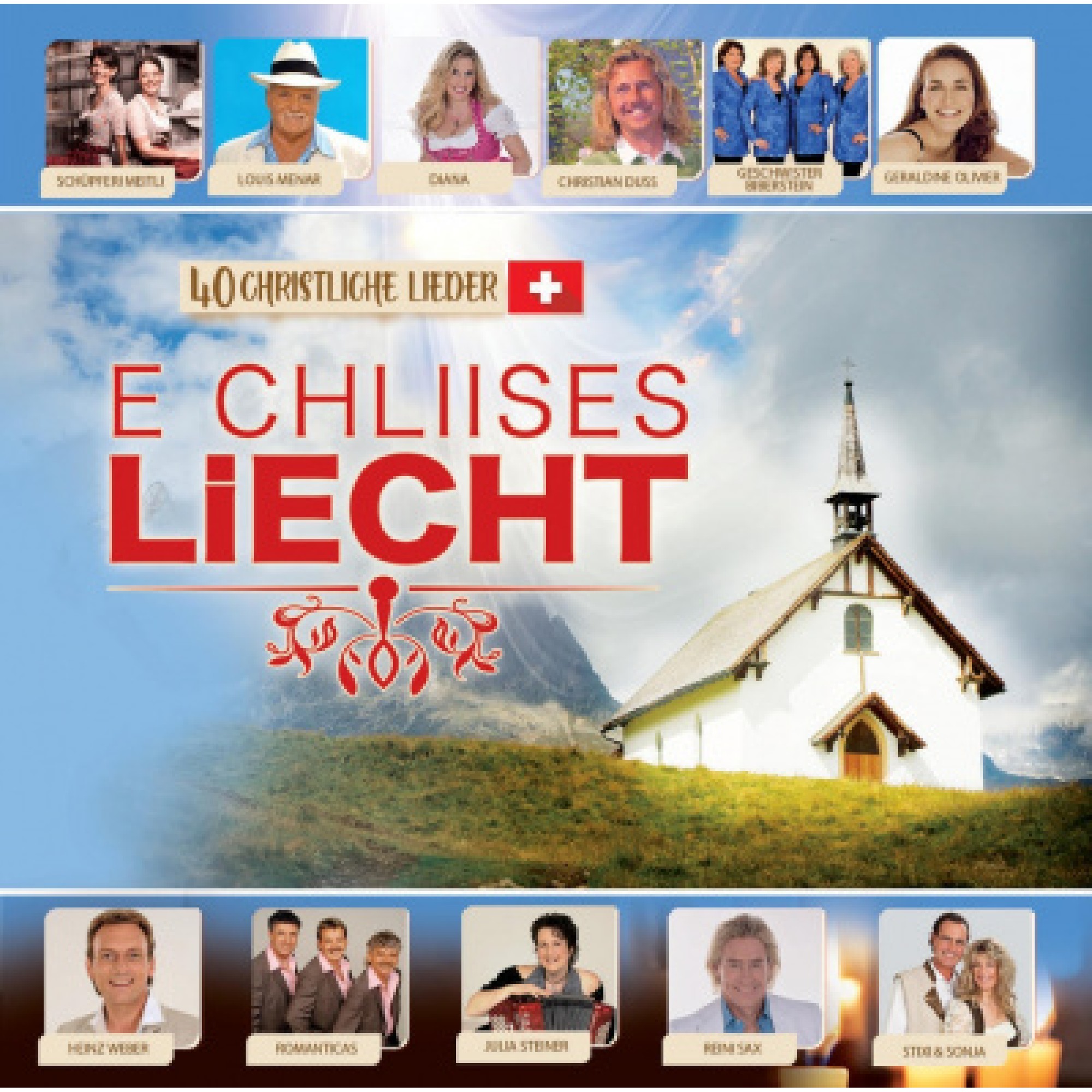 CD E chliises Liecht - 40 christliche Lieder - diverse, 2CDs CD E chliises Liecht - 40 christliche Lieder - diverse, 2CDs