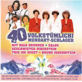 CD 40 volkstümlichi Mundart-Schlager - Diverse  2CD