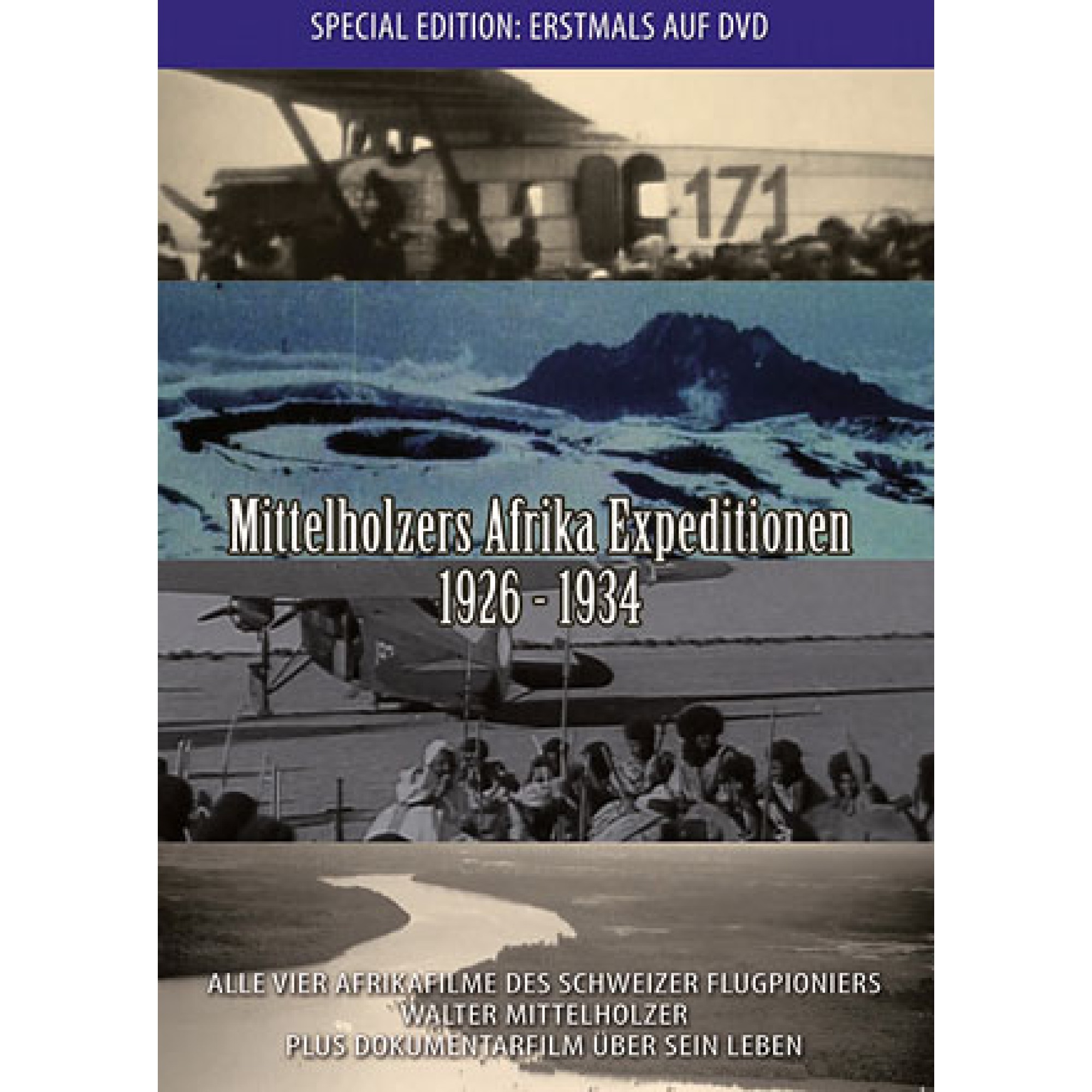 DVD Mittelholzers Afrika Expeditionen 1926 - 1934 DVD Mittelholzers Afrika Expeditionen 1926 - 1934