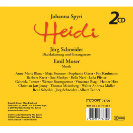 CD Heidi - mit Anne-Marie Blanc • Maja Brunner • Stephanie Glaser, Walter Andreas Müller, Jörg Schneider  uva.