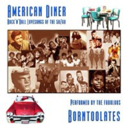 CD Borntoolates: American Diner Fifties Rock'n'Roll Lovesongs