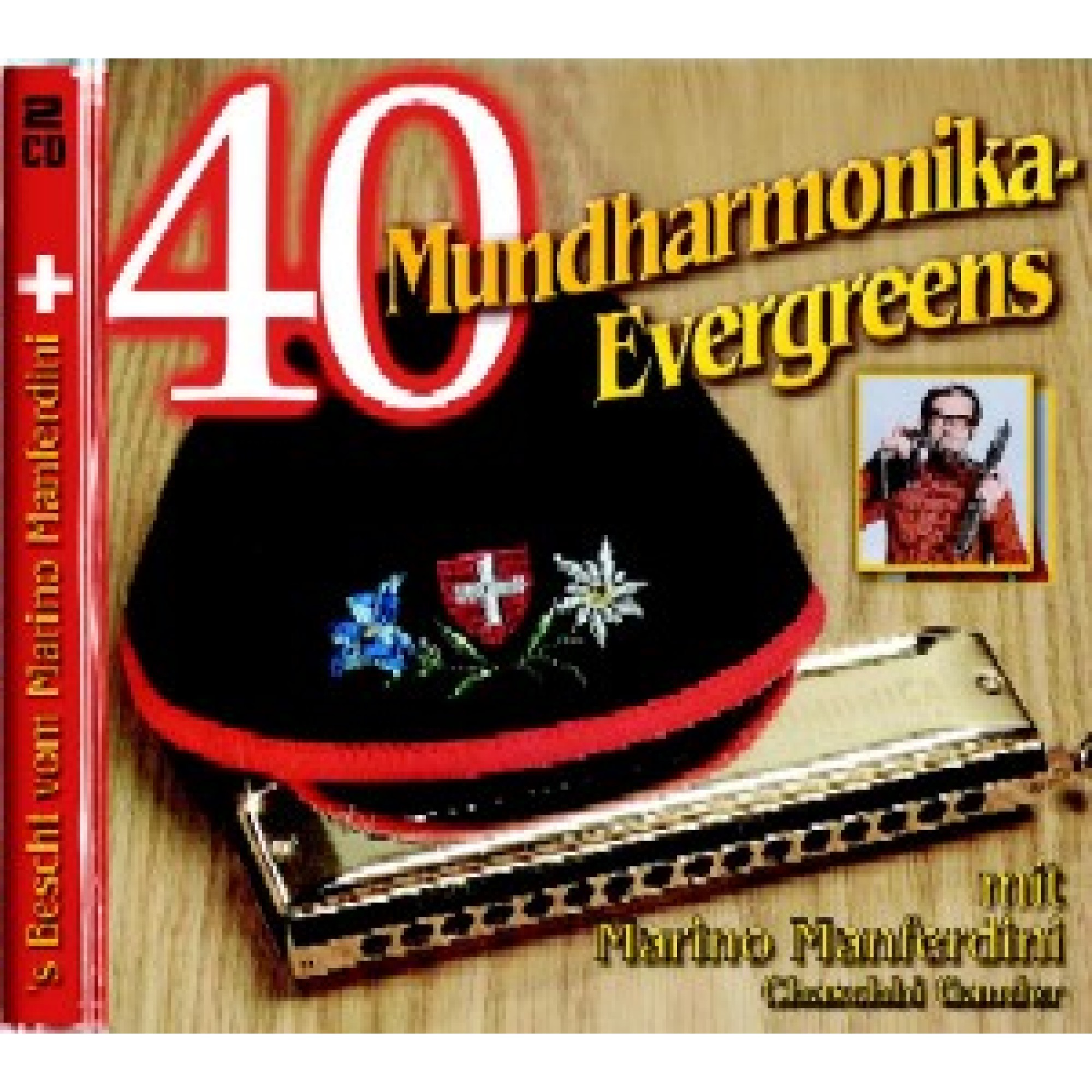 CD 40 Munharmonika Evergreens - diverse Doppel-CD CD 40 Munharmonika Evergreens - diverse Doppel-CD