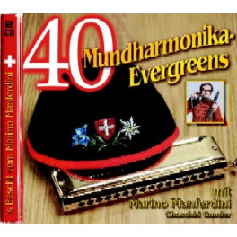 CD 40 Munharmonika Evergreens - diverse Doppel-CD