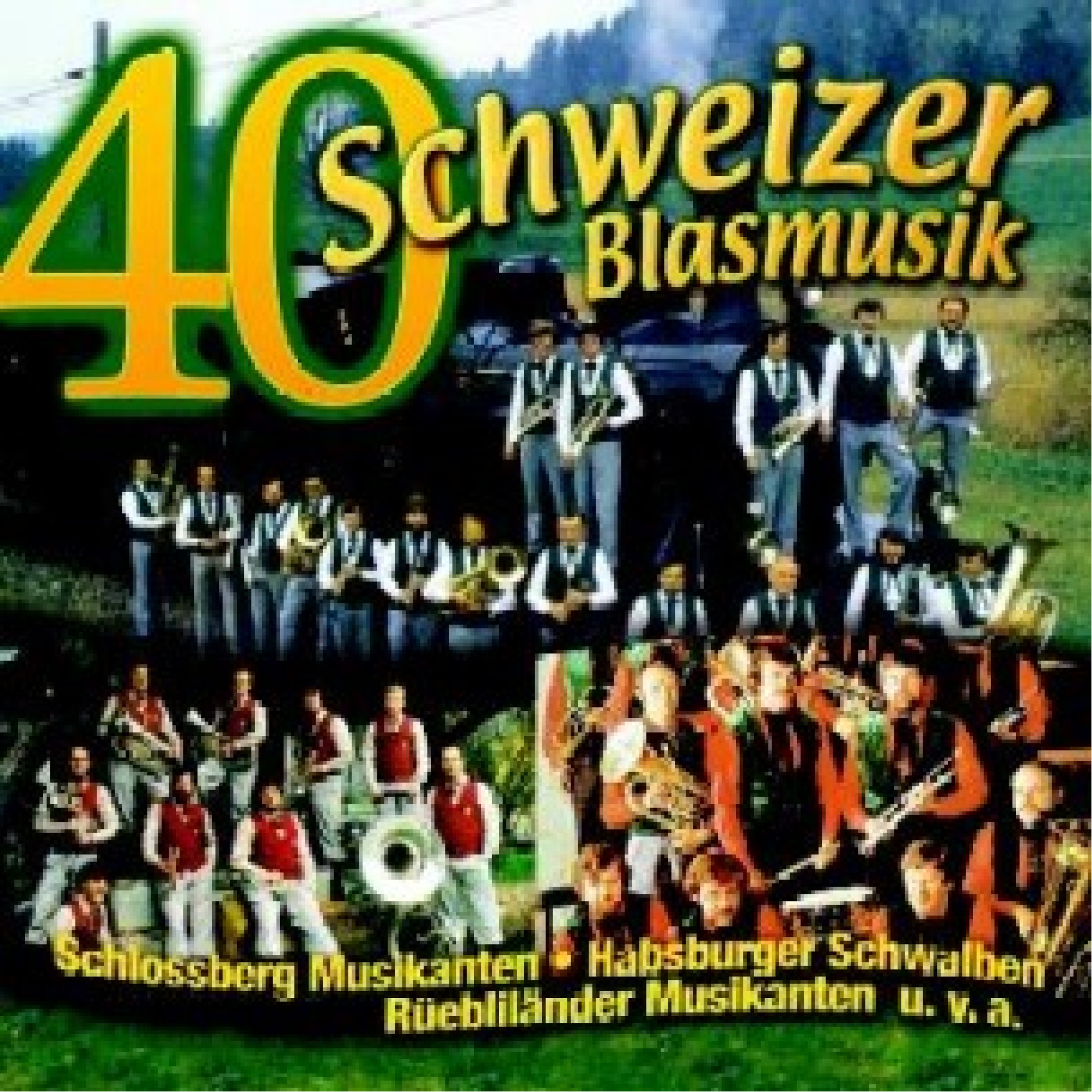 CD 40 Schweizer Blasmusik - diverse Doppel-CD CD 40 Schweizer Blasmusik - diverse Doppel-CD