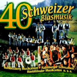 CD 40 Schweizer Blasmusik - diverse Doppel-CD
