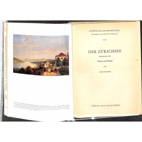 Buch Max Pfister - Der Zürichsee