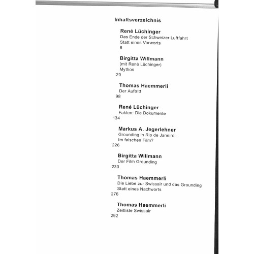 Buch: Swissair - Mythos & Grounding - René Lüchinger