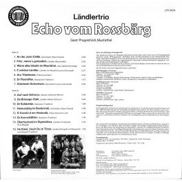 CD Ländlertrio Echo vom Rossbärg mit Pragelchörli Muotathal - 1984