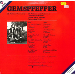 CD Edy Wallimann - Clemens Gerig - Gemspfeffer - 1980