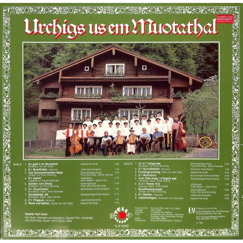 CD Urchigs us em Muotathal - diverse - 1983