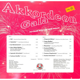 CD Akkordeon Gala mit Heidi Wild und Willi Valotti - 1985