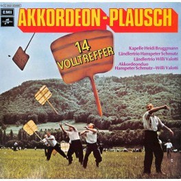 CD Heidi Bruggmann, Hanspeter Schmutz, Willi Valotti - Akkordeon-Plausch - 1977