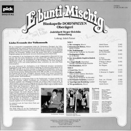 CD Blaskapelle Dorfspatzen Oberägeri - E bunti Mischig - 1983