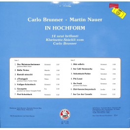 CD Carlo Brunner, Martin Nauer - in Hochform - 1987