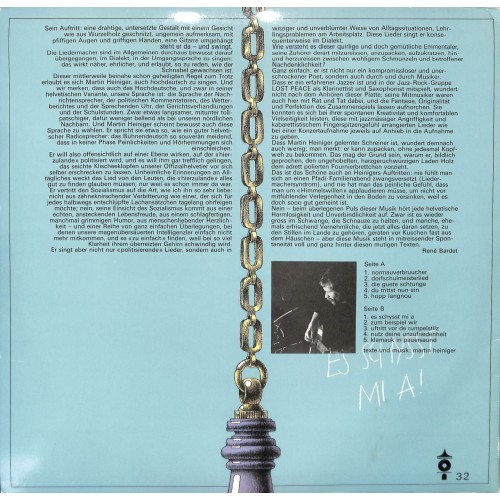 CD Martin Heiniger - Es schysst mia a!